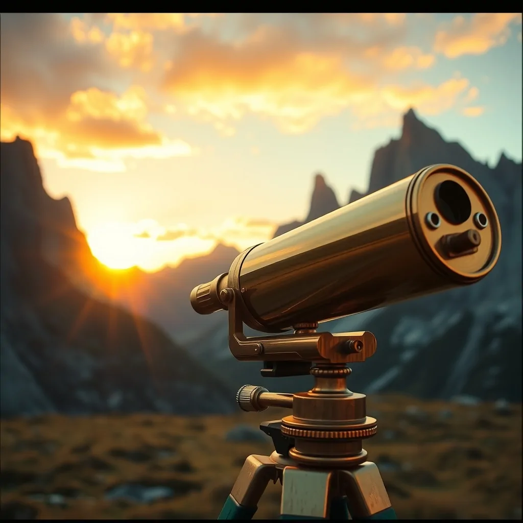 Bussola e lente d'ingrandimento su una carta topografica dell'Alto Adige, alla luce di una lampada.